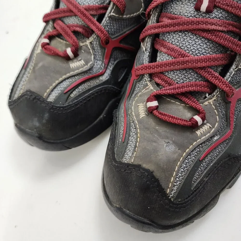 MERRELL Shoes TURBULENCE Womens Size 8 Gray Red Trail Hiking Performance Outdoor